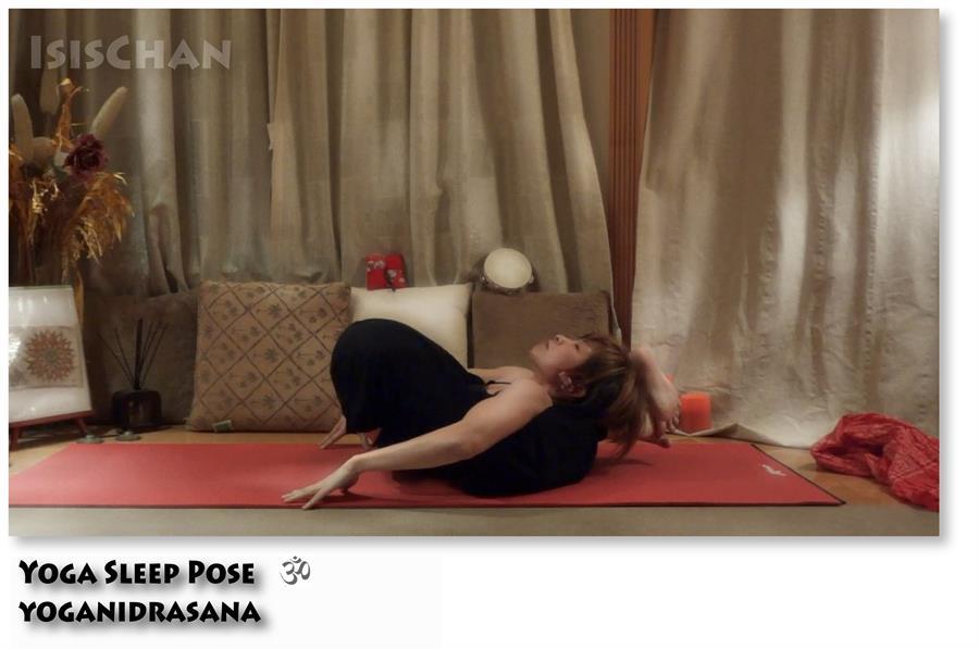 Yoga Sleep Pose (yoganidrasana)